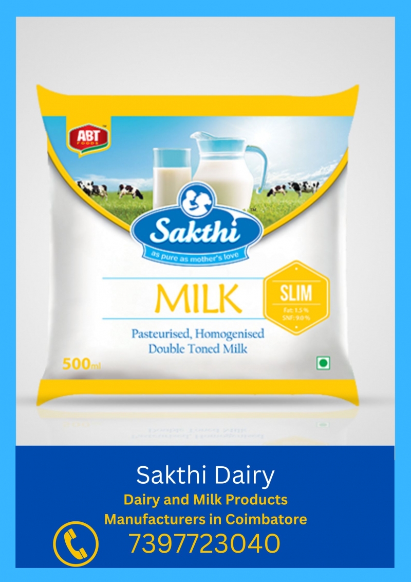  Dairy and Milk Products Manufacturers in Coimbatore - Sakthi Dairy
