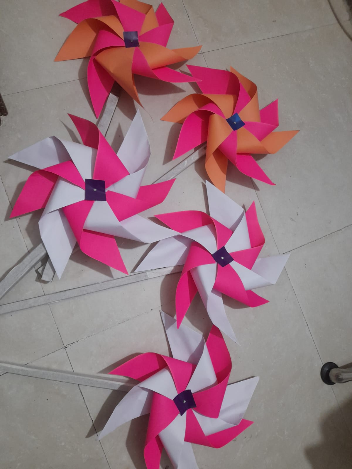 paper pinwheel windmill for wedding party decor