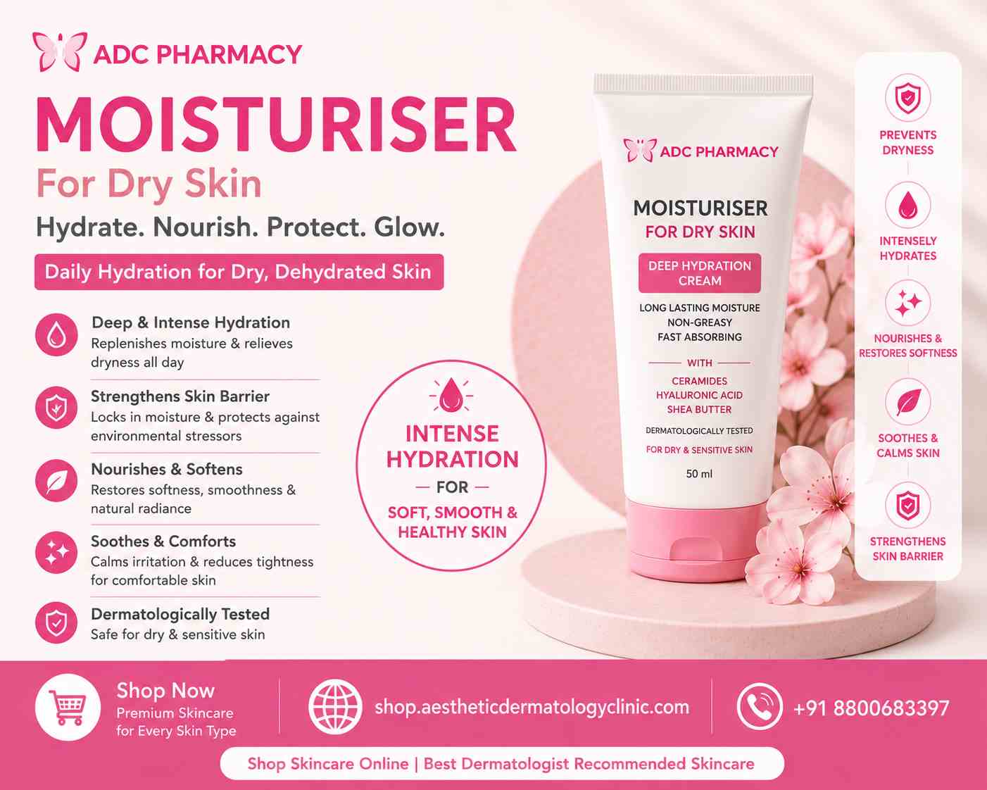 Best Moisturiser for Dry Skin in Ghaziabad | ADC