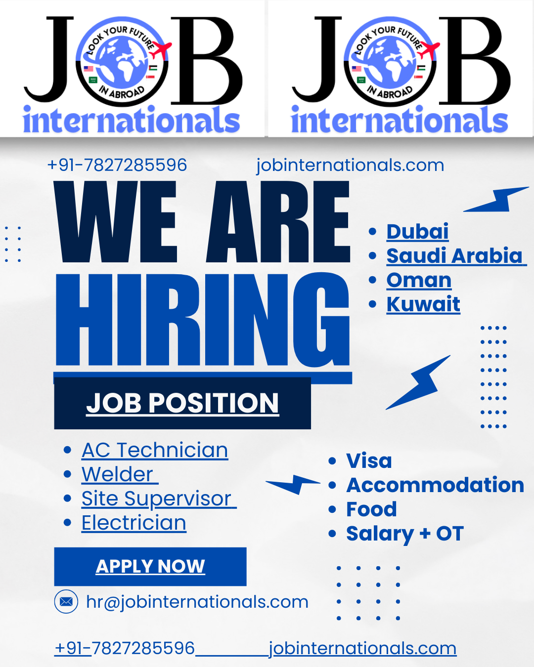 Jobs in Gulf Countries - Dubai, Oman, Kuwait, Saudi Arabia 