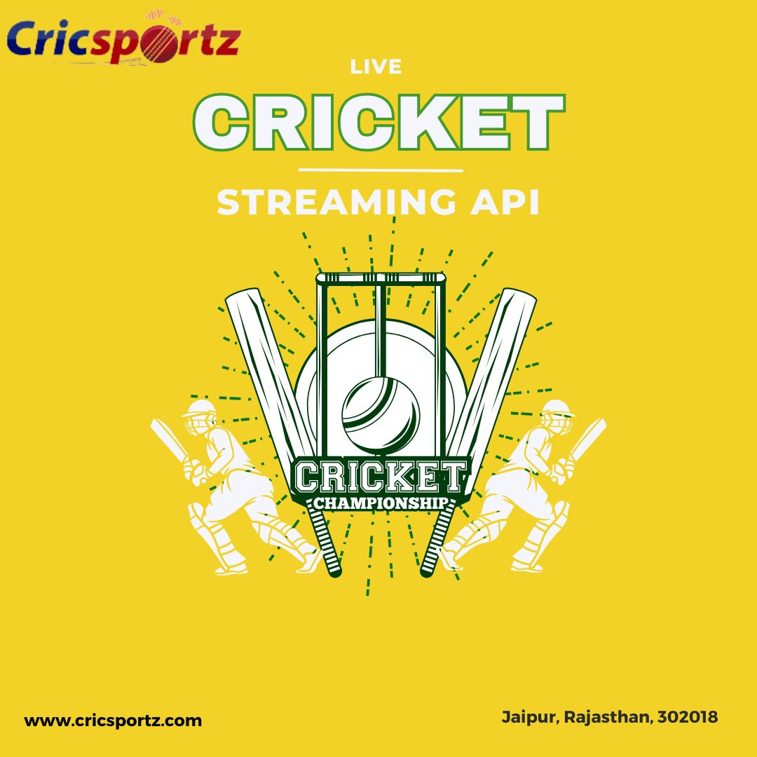 CricSportz: Reliable Live Cricket Streaming API for Sports Platforms