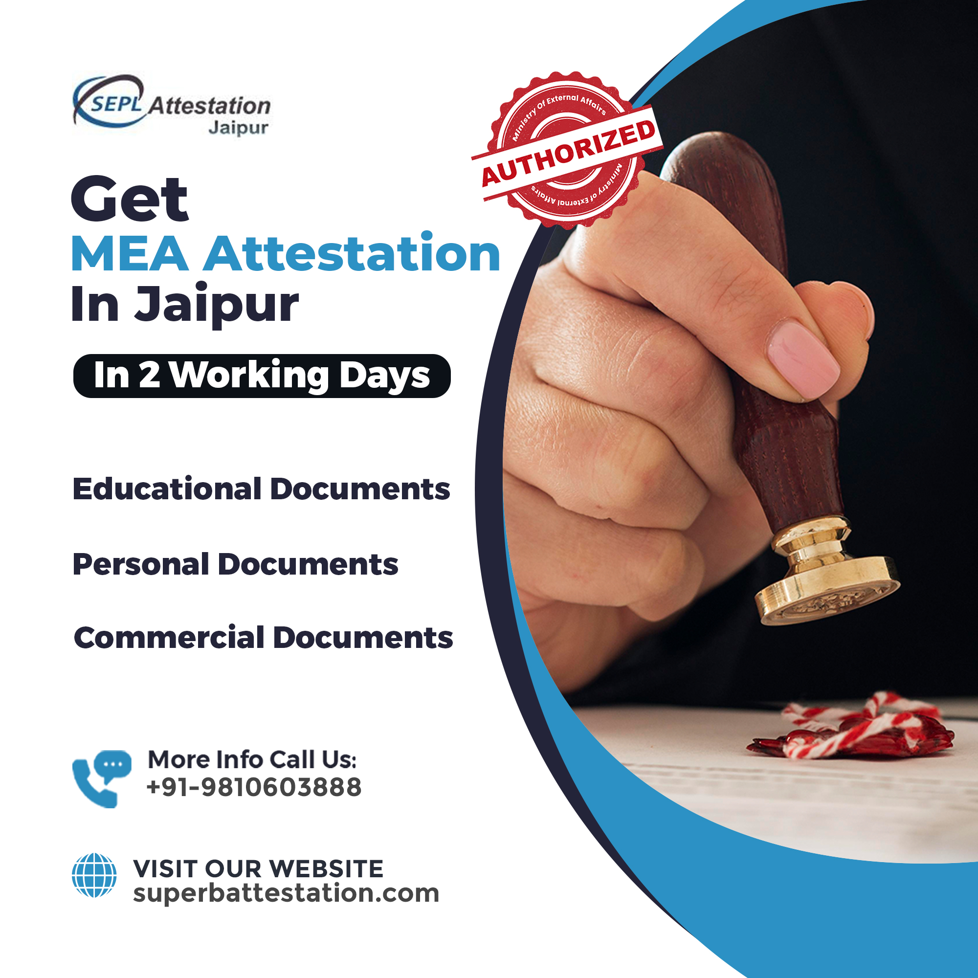Get Your Certificate Attested from MEA in Jaipur